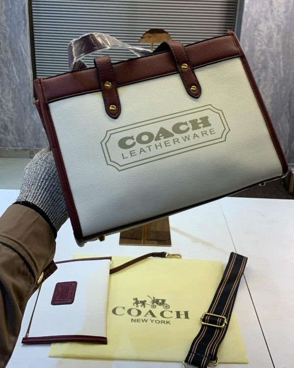 COACH FIELD TOTE BAG DUSTBAG SLINGBELT WALLET