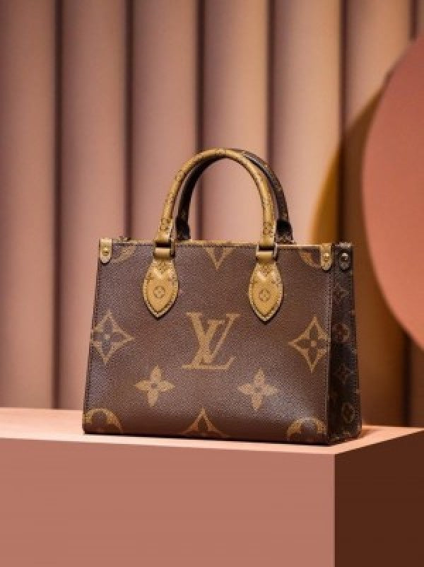 Louis Vuitton LV On The Go PM With OG Box &amp; Dust Bag Coin Pouch