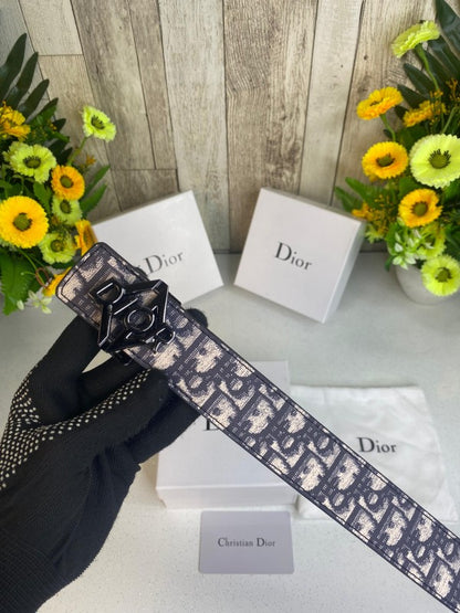 CD DIOR MENS BELT WID OG BOX CARD &amp; DUST BAG