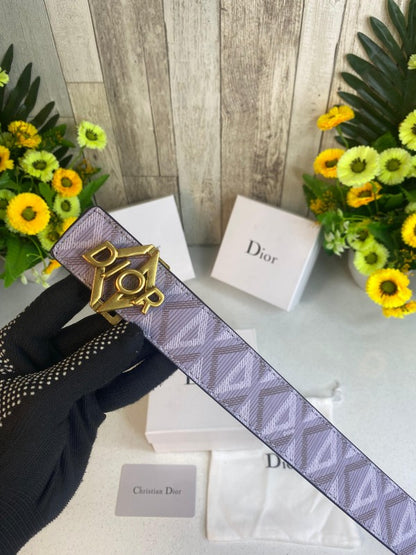 CD DIOR MENS BELT WID OG BOX CARD &amp; DUST BAG