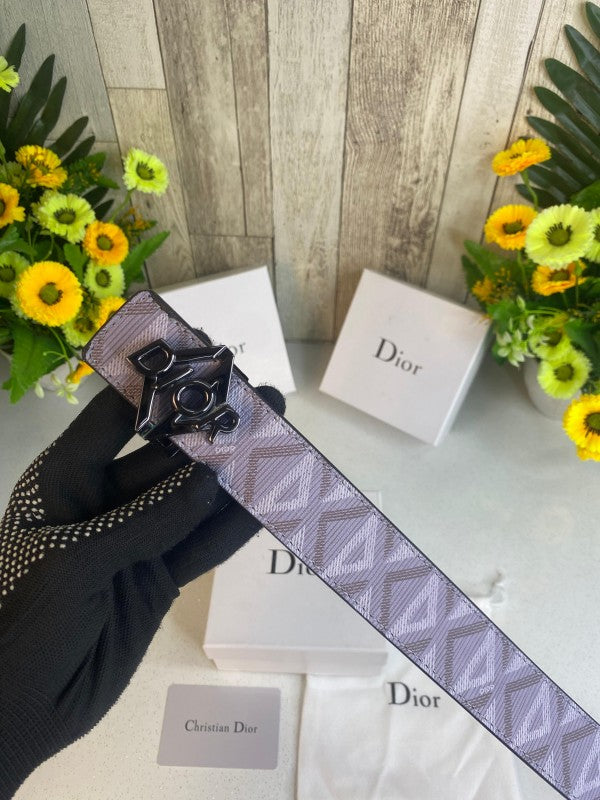 CD DIOR MENS BELT WID OG BOX CARD &amp; DUST BAG