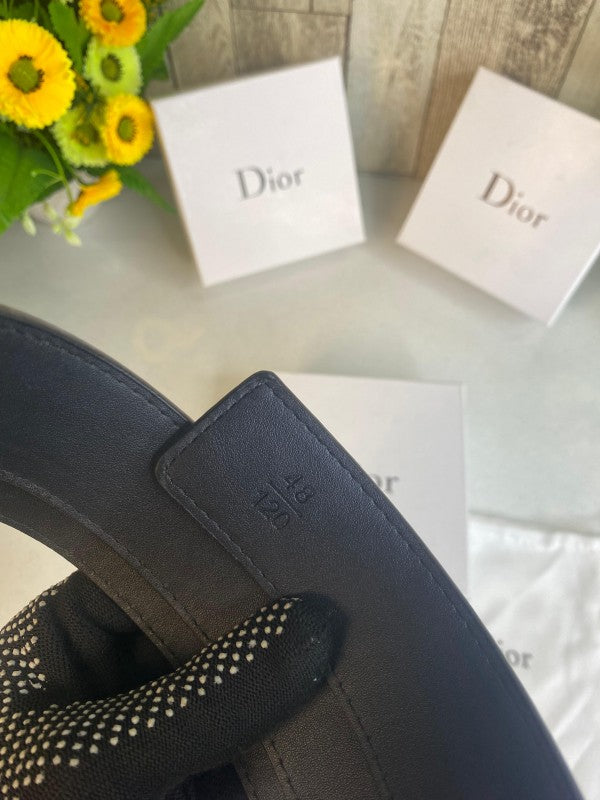 CD DIOR MENS BELT WID OG BOX CARD &amp; DUST BAG