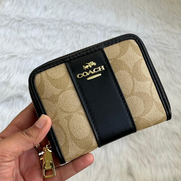 Coach mini wallet premium quality with box