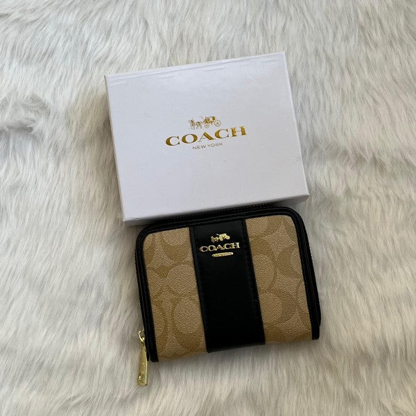 Coach mini wallet premium quality with box