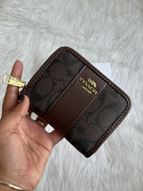 Coach mini wallet premium quality with box