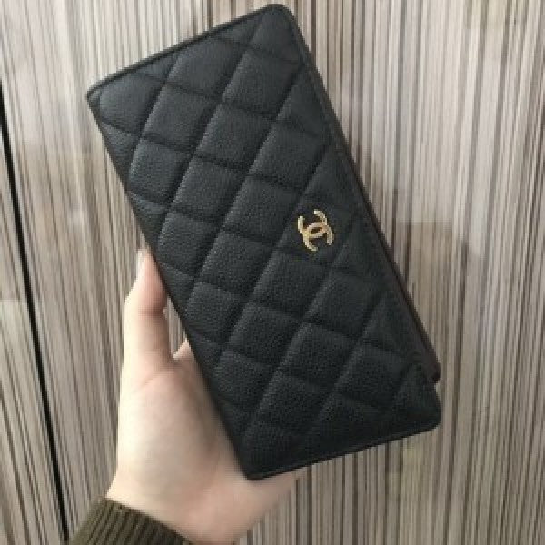 Chanel long wallet premium quality with box