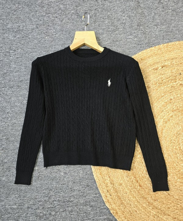 Women RL Round Neck Sweater