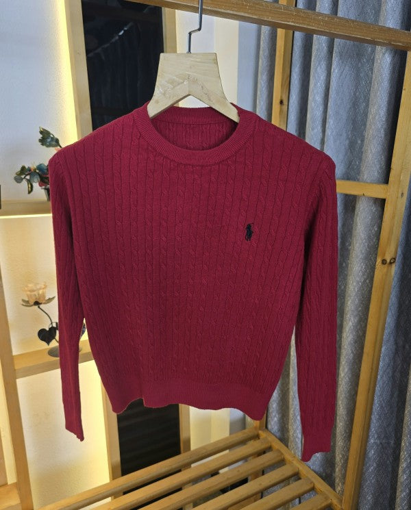 Women RL Round Neck Sweater