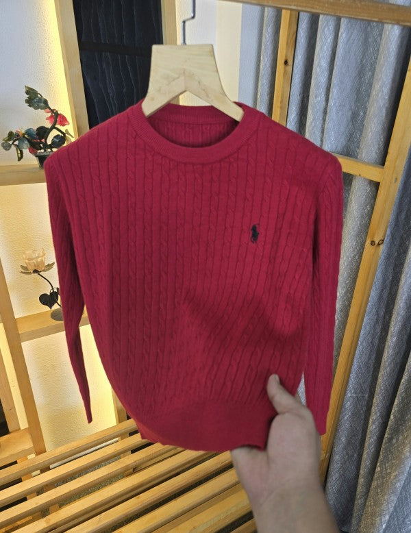 Women RL Round Neck Sweater