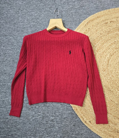 Women RL Round Neck Sweater