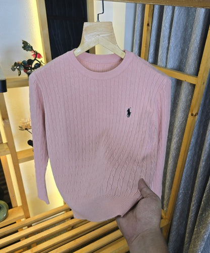 Women RL Round Neck Sweater