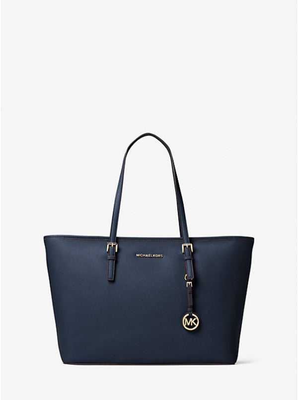 Michaelkors voyager jet set print tote bag with dust bag