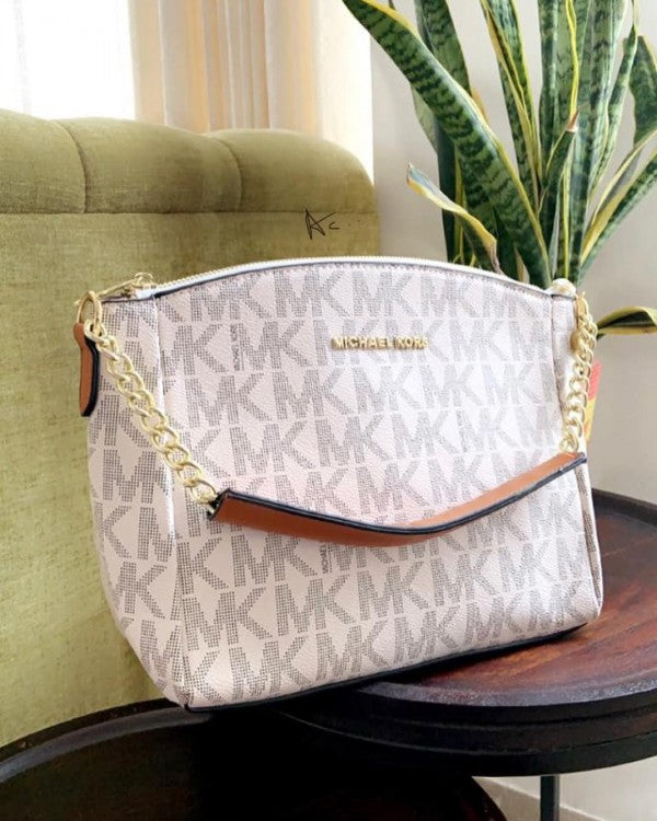 Leather Printed Michael Kors Ladies Handbag