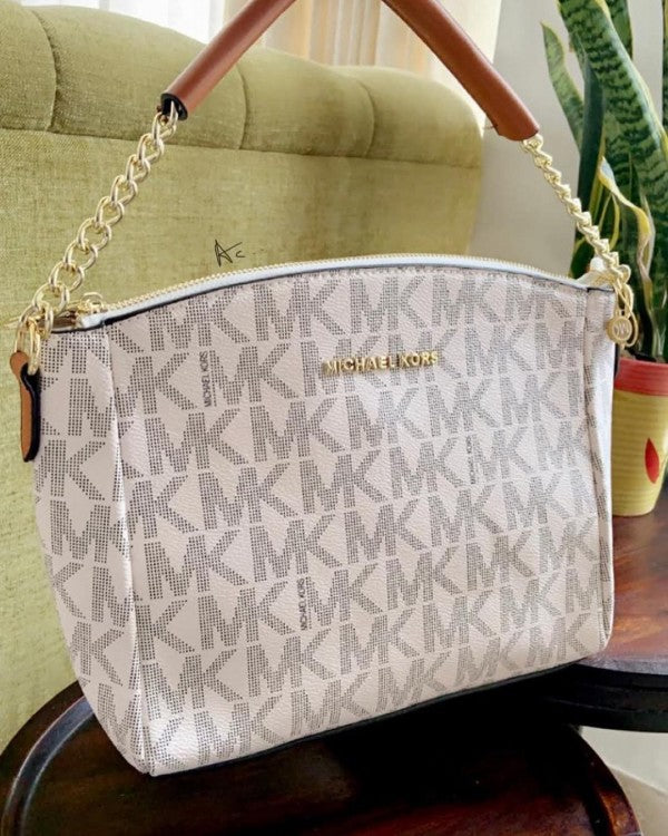 Leather Printed Michael Kors Ladies Handbag