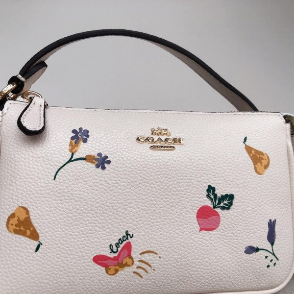 Coach Nolita Classy Flower Patch Sling Bag With box