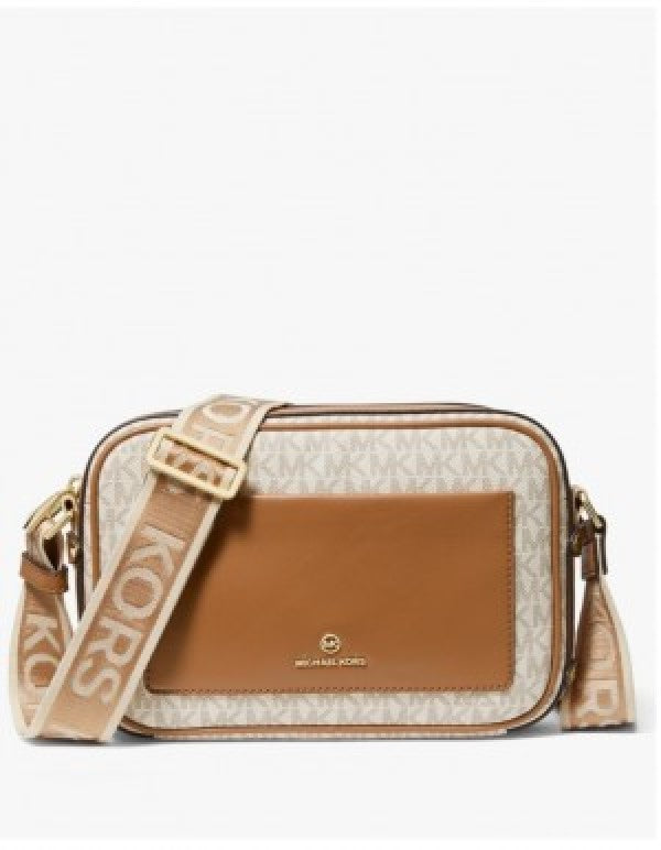 MICHAEL KORS logo print Maeve crossbody with box