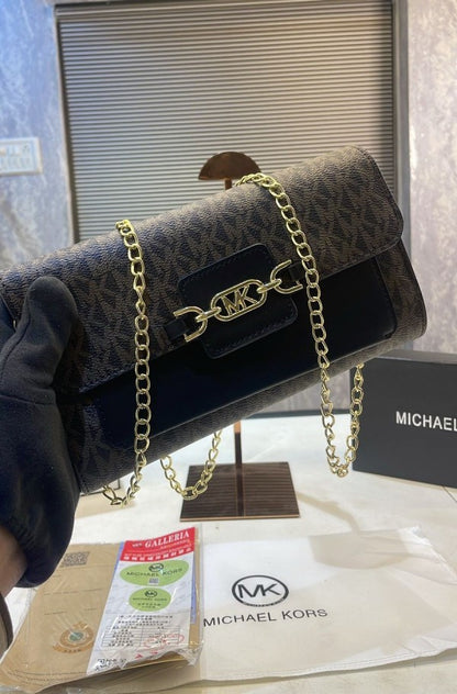 MichaelKors heather premium quality sling bag with og box