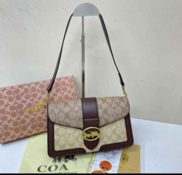 Coach Georgie Shoulder Bag With Orignal Folding Box