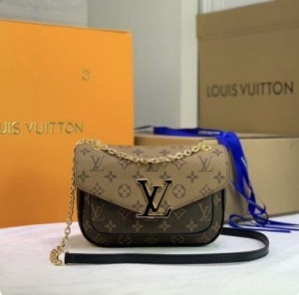 Louis_Vuitton_LV PASSY MonogramPremium Quality Shoulder Bag With OG Box &amp; Dust Bag (Brown)