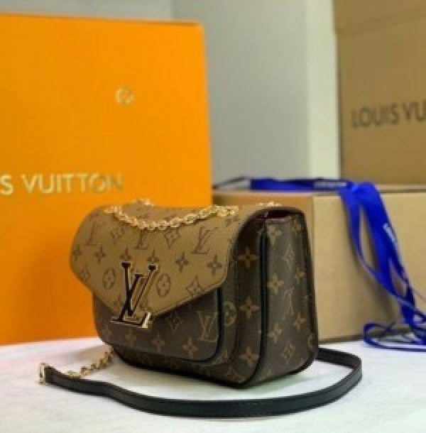 Louis_Vuitton_LV PASSY MonogramPremium Quality Shoulder Bag With OG Box &amp; Dust Bag (Brown)