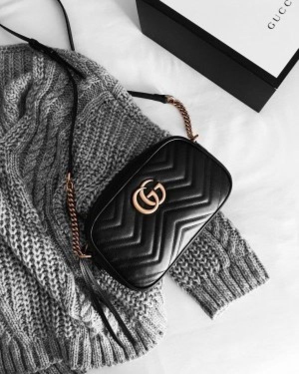 Gucci marmont mini bag with dust cover