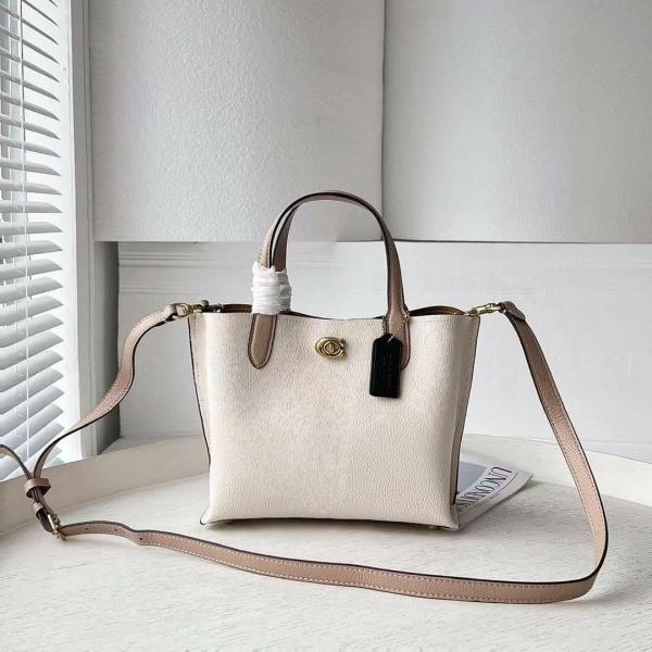 Coach Willow Small Tote w Pouch bag with box premium quality