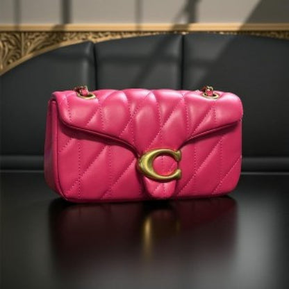 COAC tabby sig cc leather shoulder bag with box