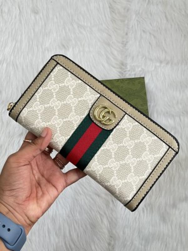 Gucci gg long wallet premium quality with box