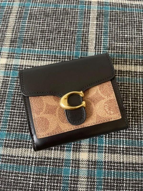 Coach tabby mini wallet with box