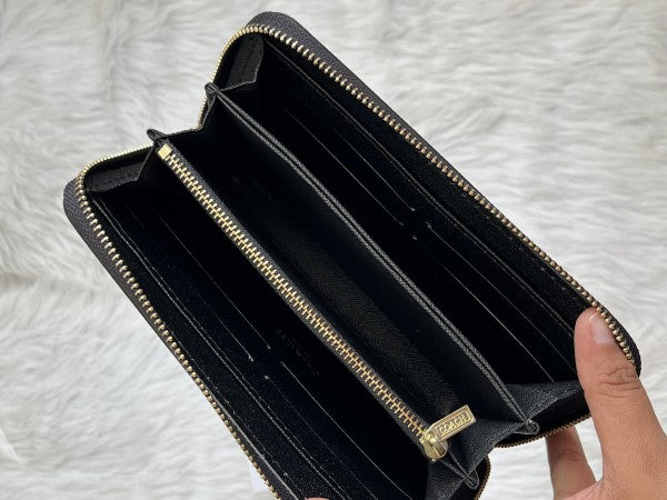 Coach long wallet premium quality with box