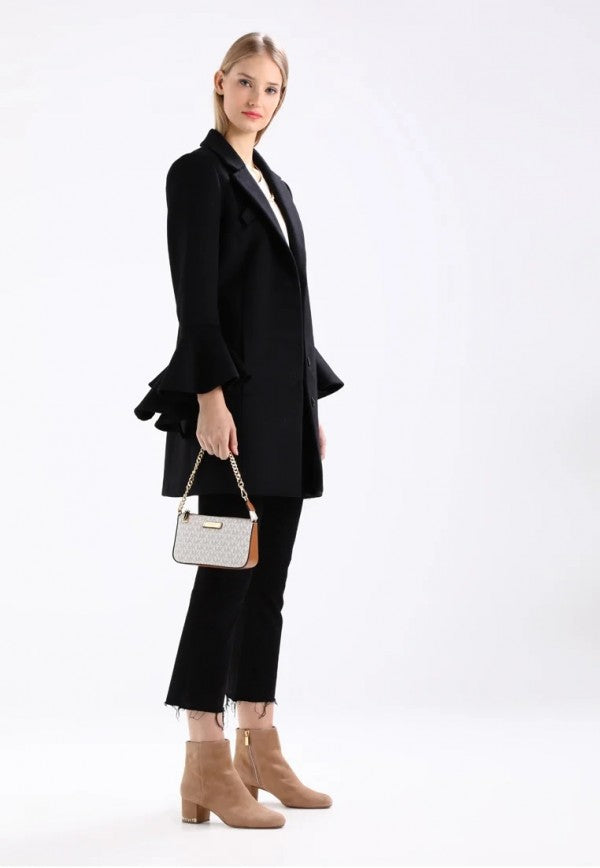 Michael_Kors small jet set coffee shoulder bag with box