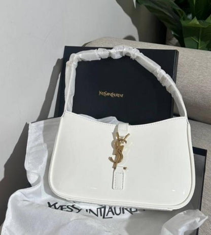 Saiint Laurent patent hobo bag glossy with og box