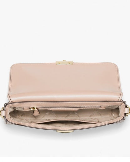 Michael Michael kors Bradshaw Two Tone Logo Convertible Shoulder bag with box