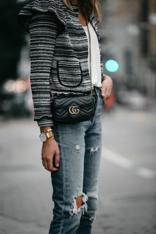 Gucci marmont mini sling bag premium quality with og box