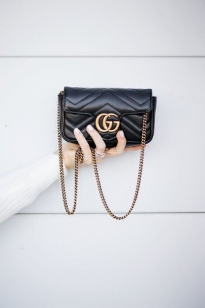 Gucci marmont mini sling bag premium quality with og box