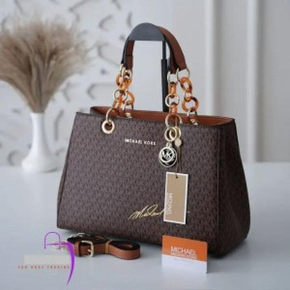 MIICHAEL KORS CYNTHIA TOTE WITH DUST BAG AND SLING