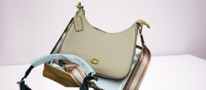 Coach Signature Crossbody Hobo Premium Quality Bag With OG Box &amp; Dust Bag Shoulder Strap