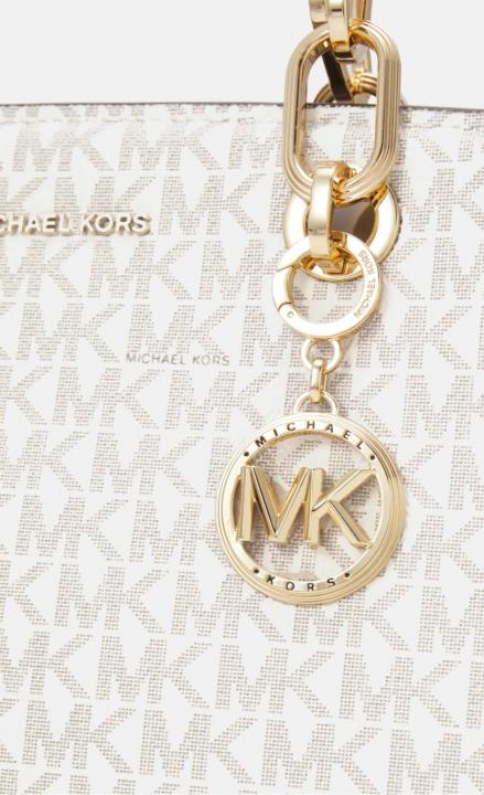 Miichael kors cynthia small signature logo satchel