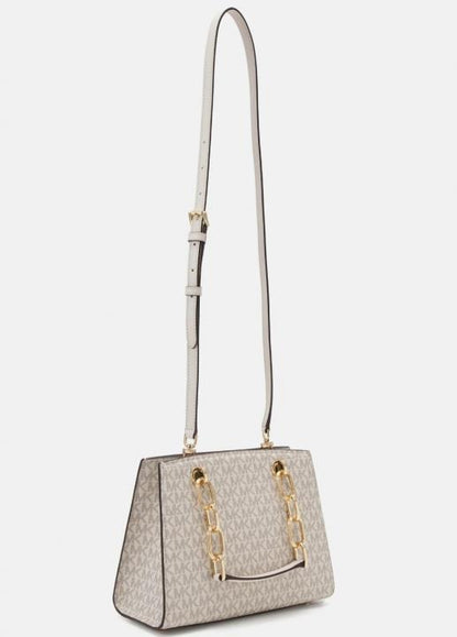 Miichael kors cynthia small signature logo satchel