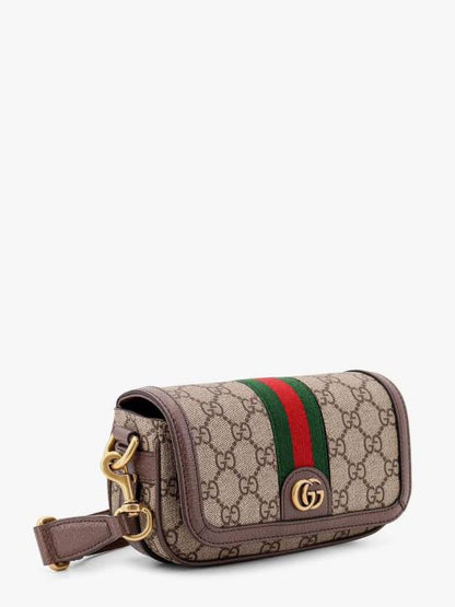 GUCCIOPHIDIA GG CANVAS CROSSBODY BAG WITH BOX