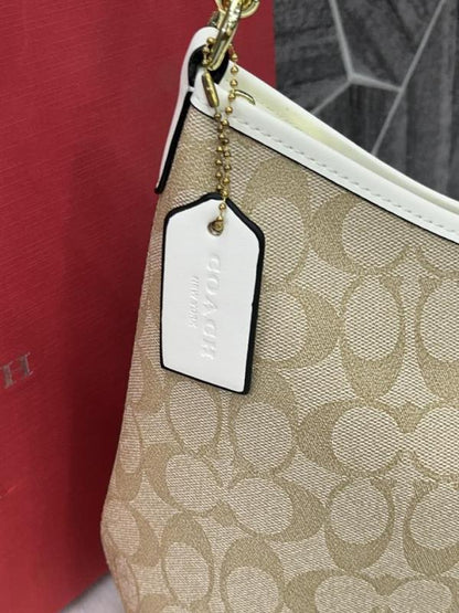 Coach shoulder hobo bag with og box