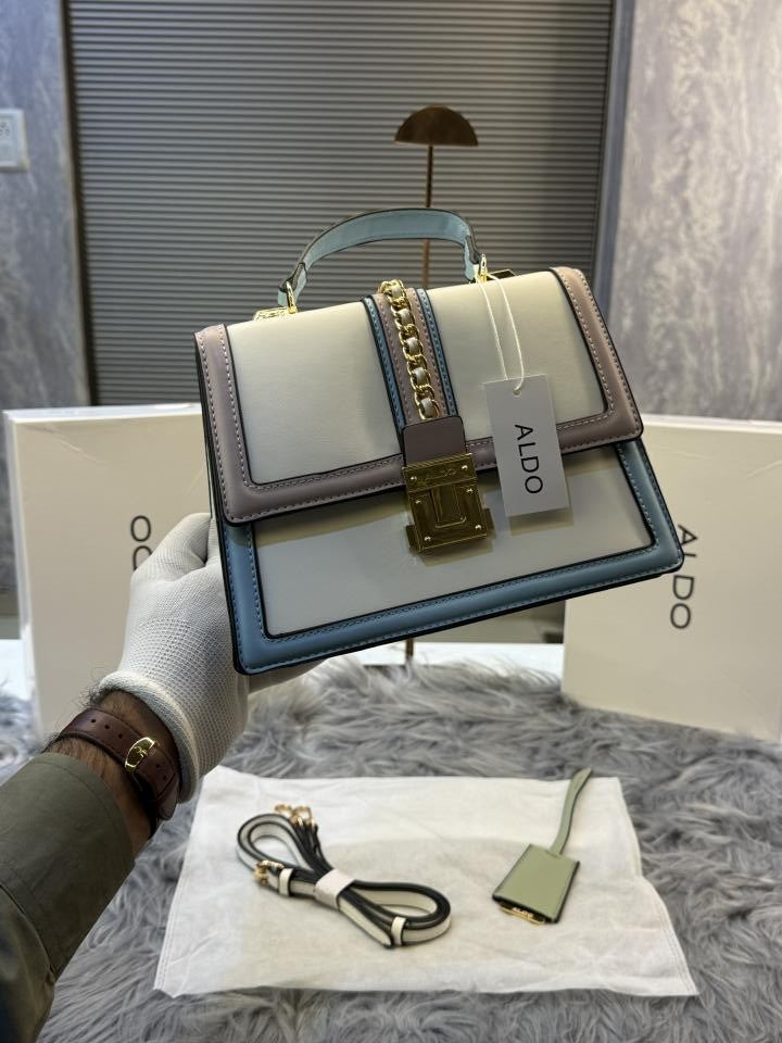 Aldo Hennah Womens Black Top Handle with box