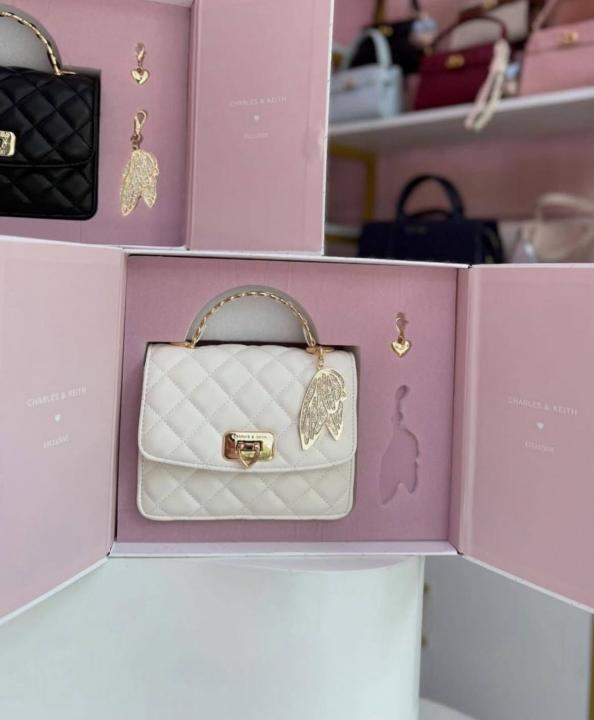 CHARLES &amp; KEITH HOBO BAG WITH OG BOX