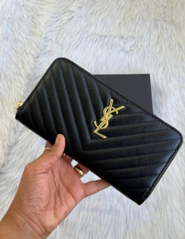 Ysl zip Wallet With Original Box