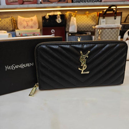 Ysl zip Wallet With Original Box