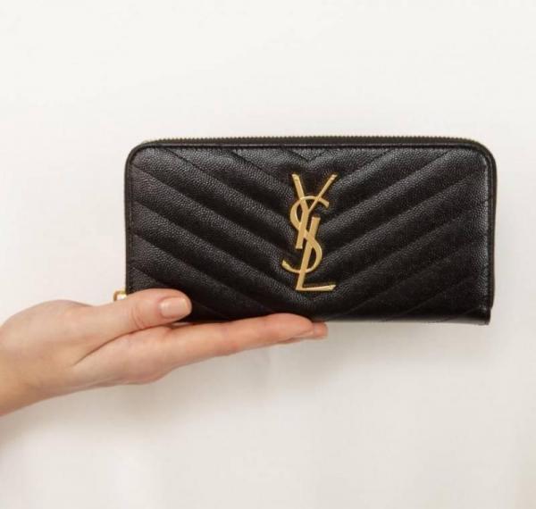 Ysl zip Wallet With Original Box