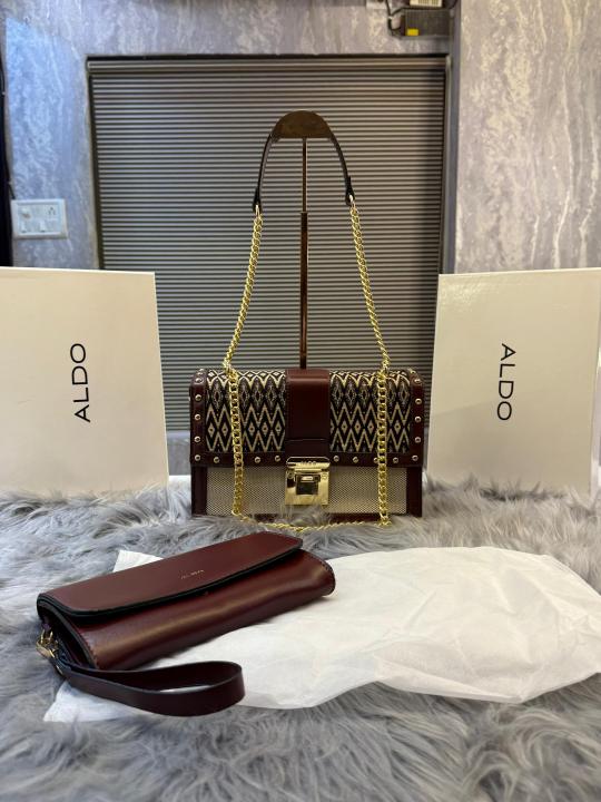 Aldo Two Piece Signature Bag with box