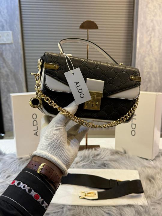 Aldo Bone DALLANNA&amp;Logo Medium Cross Body Bag with box