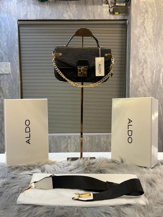 Aldo Bone DALLANNA&amp;Logo Medium Cross Body Bag with box