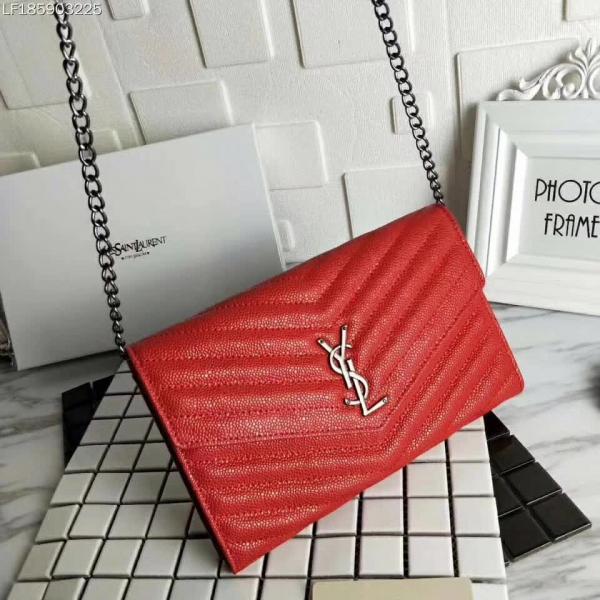 Saiint Laurent Envelope Bag With Double Box &amp; Dust Cover